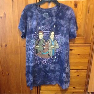 Supernatural x Scooby Doo Washed Girls T-Shirt
